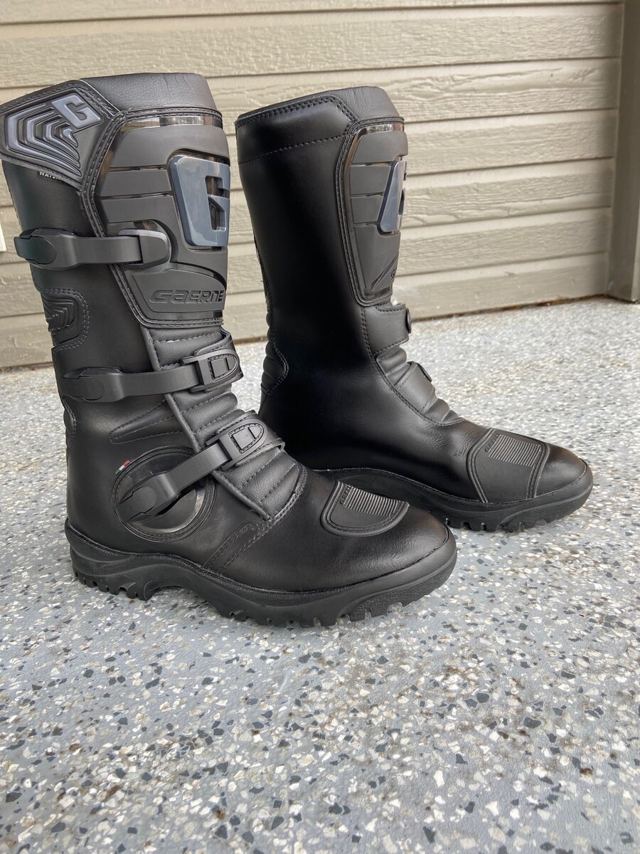 SOLD: Size 10.5 45 Gaerne G-Adventure Boots | Wheeled Texans